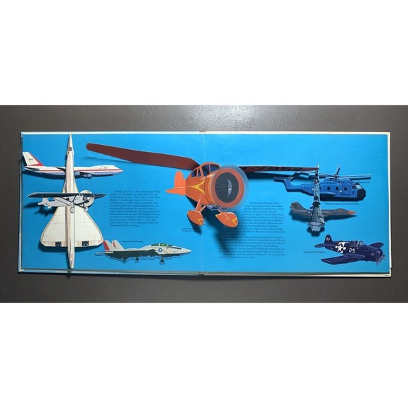 Those Fabulous Flying Machines 3D Pop Up Book Airplanes w/ Punch Out Plane Model - Picture 10 of 16